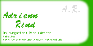 adrienn rind business card